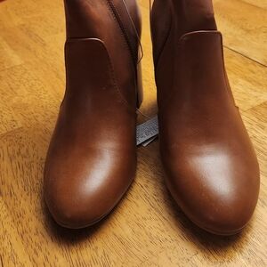 Brown Leather Ankle Boots
